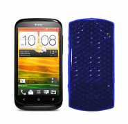 Funda Silicona Gel Htc Desire X T328E Azul