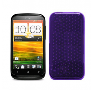 Funda Silicona Gel Htc Desire X T328E Morado