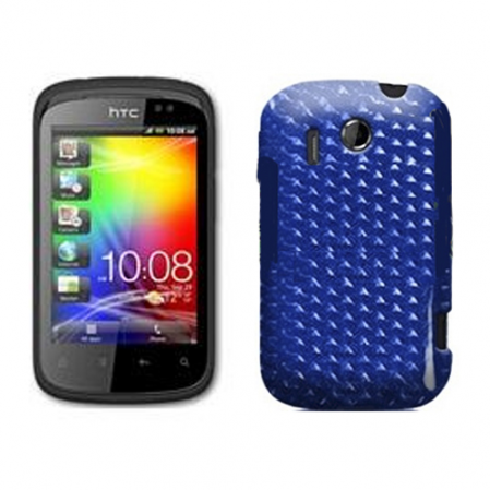 Funda Silicona Gel Htc Explorer A310e Celeste