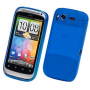 Funda Silicona Gel HTC G12 Desire S Celeste