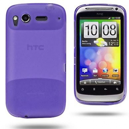 Funda Silicona Gel HTC G12 Desire S Morada