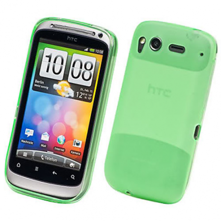 Funda Silicona Gel HTC G12 Desire S  verde