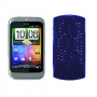Funda Silicona Gel HTC G13 WildFire S Azul Semirrigida