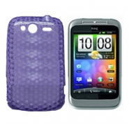 Funda Silicona Gel HTC G13 WildFire S Morado