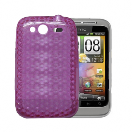 Funda Silicona Gel HTC G13 WildFire S Rosa