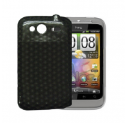 Funda Silicona Gel HTC G13 WildFireS Negra