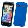 Funda Silicona Gel HTC G14 Sensation Celeste