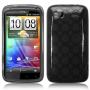 Funda Silicona Gel HTC G14 Sensation Negra