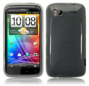 Funda Silicona Gel HTC G14 Sensation Transparente