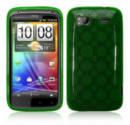 Funda Silicona Gel HTC G14 Sensation Verde