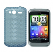 Funda Silicona Gel HTC G8 WildFire Celeste