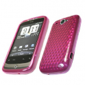 Funda Silicona Gel HTC G8 WildFire Rosa Semirrigida
