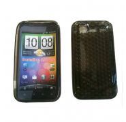 Funda Silicona Gel HTC Incredible S/S710e Negra Semirr...