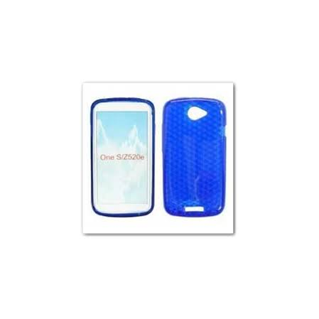 Funda Silicona Gel Htc One S Z520e Azul