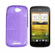 Funda Silicona Gel Htc One S Z520e Morado