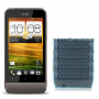 Funda Silicona Gel Htc One V Celeste