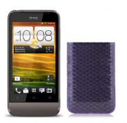 Case Silicona Gel Htc One V Purple Case Silicona Gel Htc One V Purple