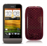 Case Silicona Gel Htc One V Red Case Silicona Gel Htc One V Red