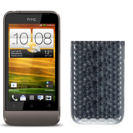Funda Silicona Gel Htc One V Transparente