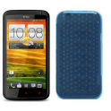 Funda Silicona Gel Htc One X Celeste
