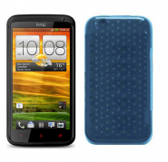 Funda Silicona Gel Htc One X Celeste