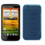 Funda Silicona Gel Htc One X Celeste