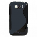 Funda Silicona Gel Htc Sensation XL (G21) Negro