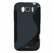 Funda Silicona Gel Htc Sensation XL (G21) Negro