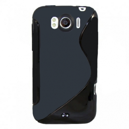 Funda Silicona Gel Htc Sensation XL (G21) Negro