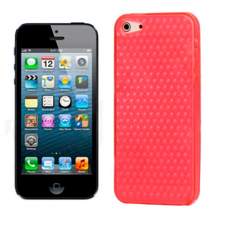 Funda Silicona Gel iPhone 5G Rosa
