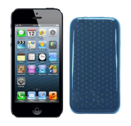 Funda Silicona Gel iPhone 5G Celeste
