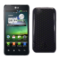 Funda Silicona Gel LG Optimus 2x/P990 Negra