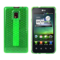 Funda Silicona Gel LG Optimus 2x/P990 Verde