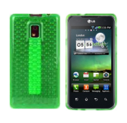 Funda Silicona Gel LG Optimus 2x/P990 Verde