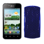 Funda Silicona Gel LG Optimus black P970 Azul