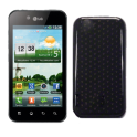 Funda Silicona Gel LG Optimus black P970 Negra