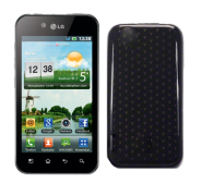 Funda Silicona Gel LG Optimus black P970 Negra