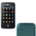 Funda Silicona Gel LG Optimus Hub Glare E510 Azul