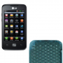 Funda Silicona Gel LG Optimus Hub Glare E510 Azul