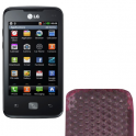 Funda Silicona Gel LG Optimus Hub Glare E510 Rosa