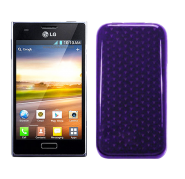 Funda Silicona Gel LG Optimus L5 E610 Morado