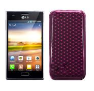 Funda Silicona Gel LG Optimus L5 E610 Rosa