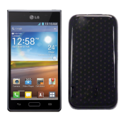 Funda Silicona Gel LG Optimus L7 P700 Negro