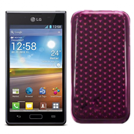 Funda Silicona Gel LG Optimus L9 P760 Rosa