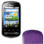 Funda Silicona Gel LG Optimus Me P350 Morada