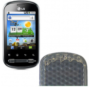 Funda Silicona Gel LG Optimus Me P350 Transparente