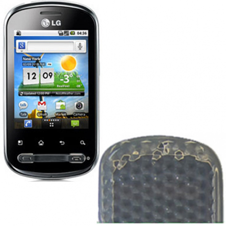 Funda Silicona Gel LG Optimus Me P350 Transparente