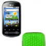 Funda Silicona Gel LG Optimus Me P350 Verde