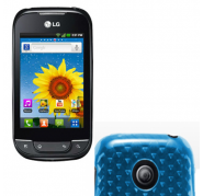 Case Silicone Gel Lg Optimus Net P690 Blue Case Silicone Gel Lg Optimus Net P690 Blue