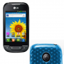 Funda Silicona Gel Lg Optimus Net P690 Azul